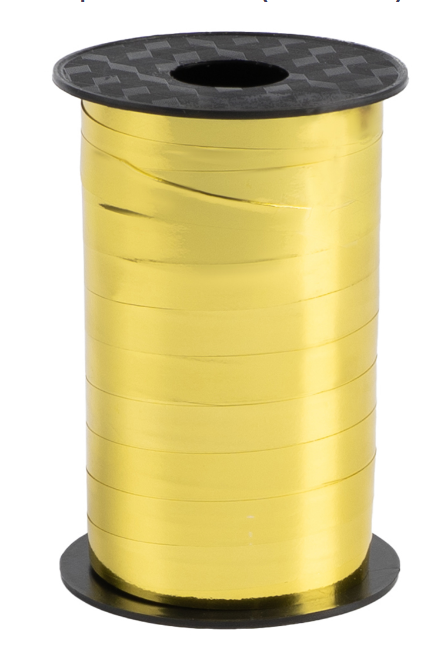 Лента полипропиленовая (1 см х 100 м) Золото, Металлик, 1 шт, 6233096