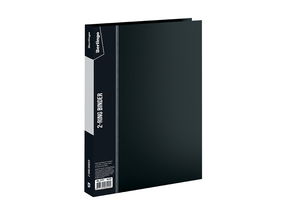 Папка на 2-мя прижимами Berlingo Standart 17 мм , 700 мкм , черная, ACp_02001