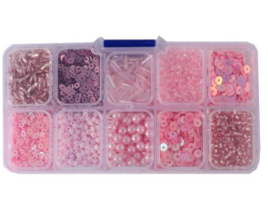 Набор бисера "MAYLOTT", 10х10 гр, дизайн ассорти, 5700