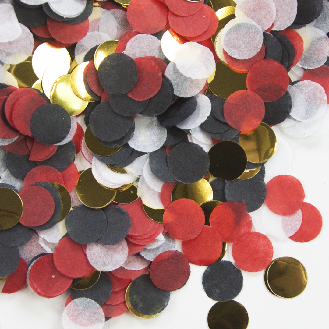 Конфетти Купаж , Круг , Фольга и тишью , Стильный микс , Металлик , 50 гр, 6015312