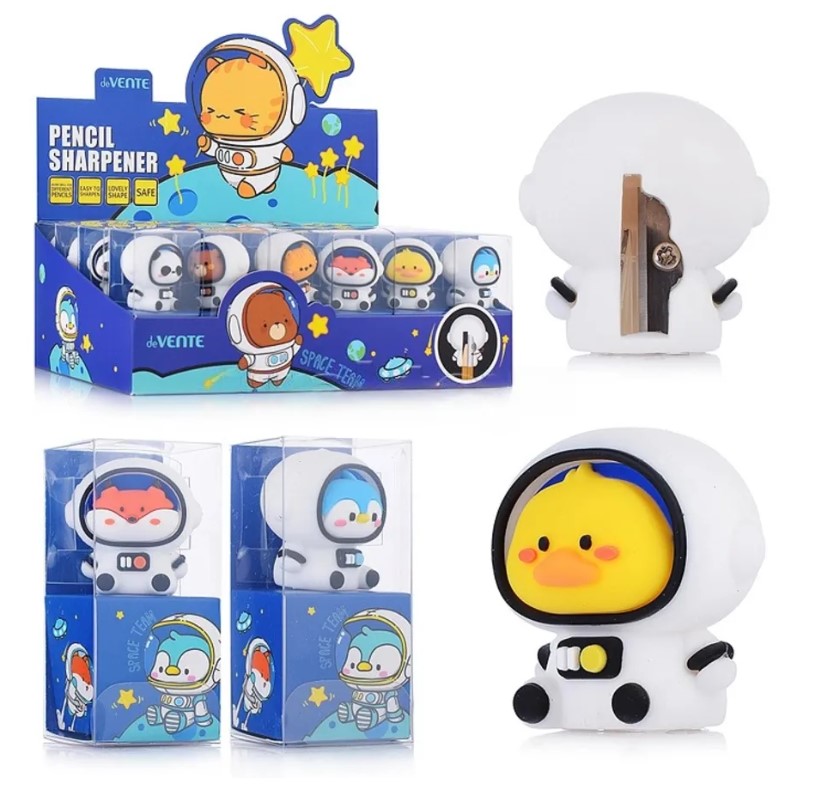 Точилка для карандашей 'deVENTE. Space Team' 32x37x28 мм, 1 отверстие, пластиковая, 8031408