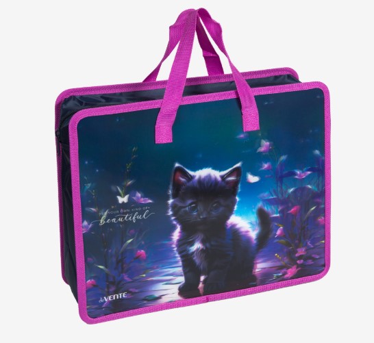 Папка для тетрадей, ИЗО и технологии 3D 'deVENTE. Beautiful Cat' A4 (33,5x26x10 см), 8057553