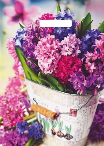 Пакет ПЭ с вырубной ручкой (х50) (Весенние краски), ВУР59028