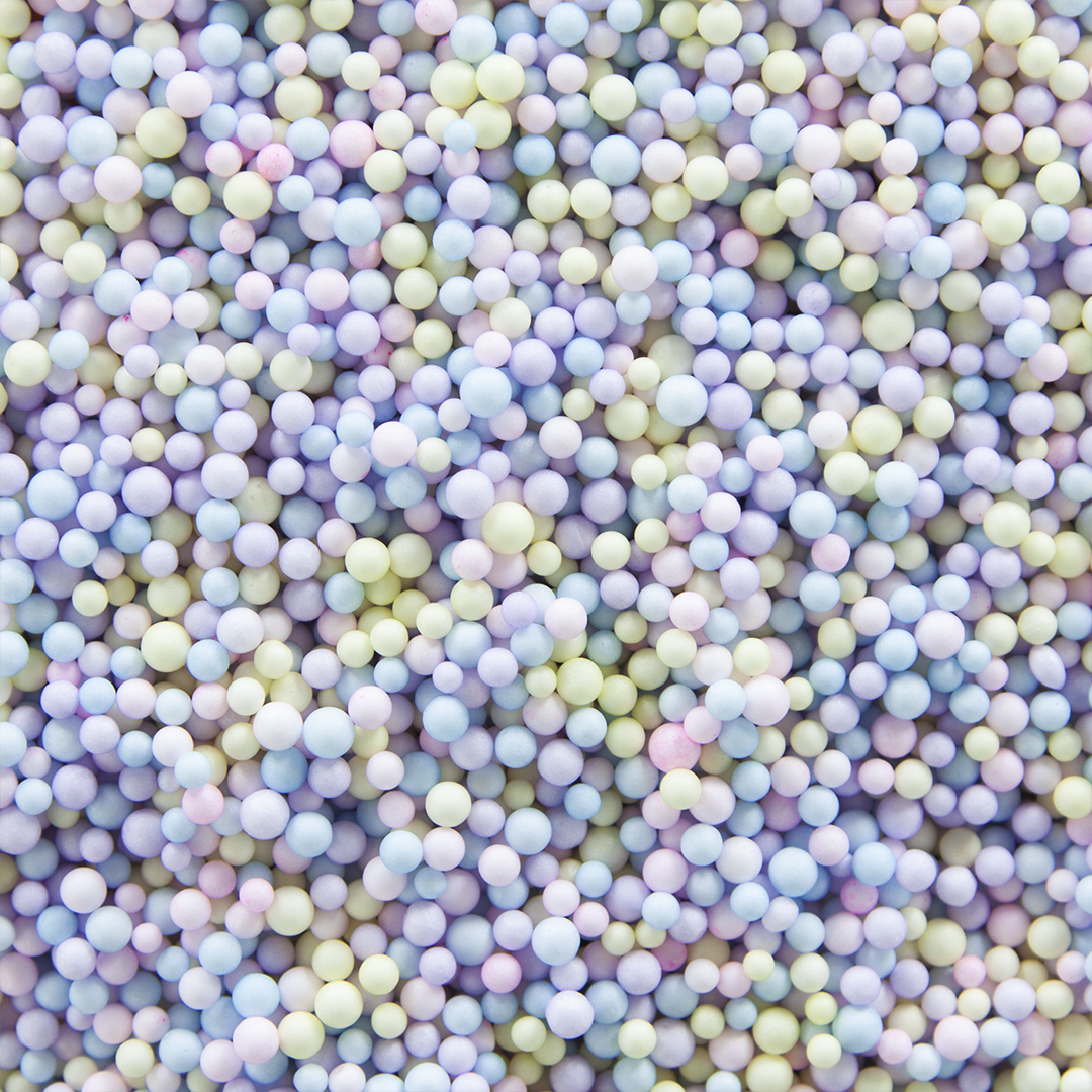 Шарики пенопласт Мультиколор макарунс 2-4 мм., 10 гр, 6231118