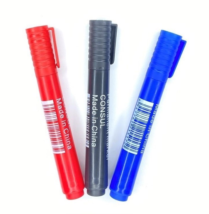 Набор маркеров перманентных, 3 шт. 3 цвета, К0052