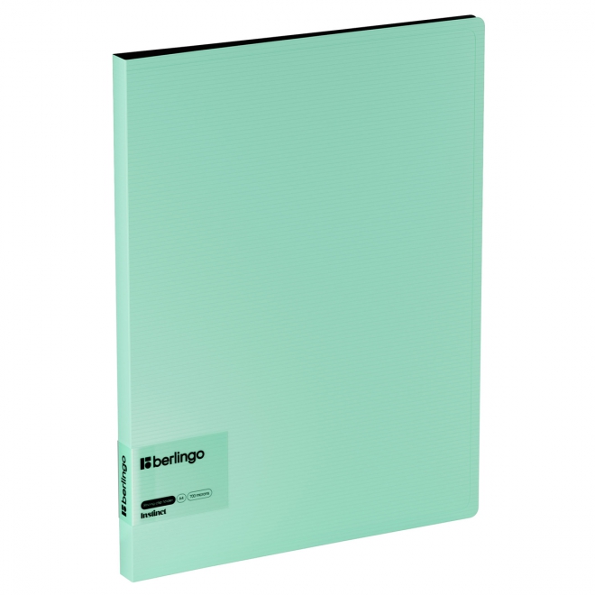 Папка с зажимом ,'Berlingo.Instinct', А4 , 17 мм , 700 мкм , с внутр.карманом , мятный, FSc_A4520