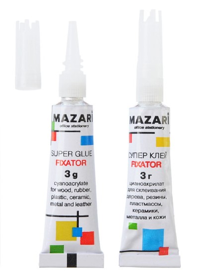 Супер-клей, FIXATOR, 3 г, в банке, М-5678Р