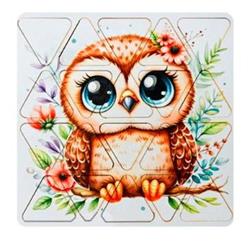 Пазлы малые 'СОВА', 20х20 см, 4-607-155-19965-6