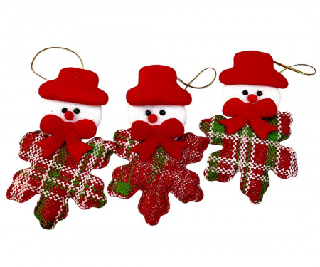 Изображение Новогоднее украшение на ёлку "Снеговик", С-53 от интернет-магазина КИТ