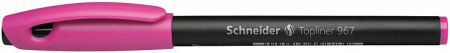 Ручка капиллярная Schneider "Topliner 967" 0.4 мм., розовая.