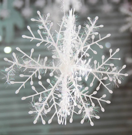 Изображение Декоративная снежинка , d-5 см, HY-1 от интернет-магазина КИТ