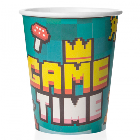 Набор стаканов бумажных , "Game Time", 250 мл , (6 шт/уп), 77317