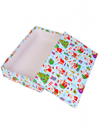 Изображение Коробка подарочная Miland "Дедушка Мороз", 26х16х6 см., прямоугольная (Серия 5в1), 1710 от интернет-магазина КИТ