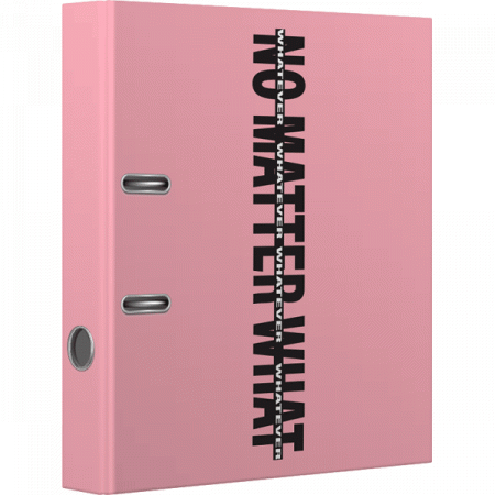 Папка регистратор , А4 , "deVENTE. Pastel" , 75 мм , картонная , пастельно- розовая, 3090124